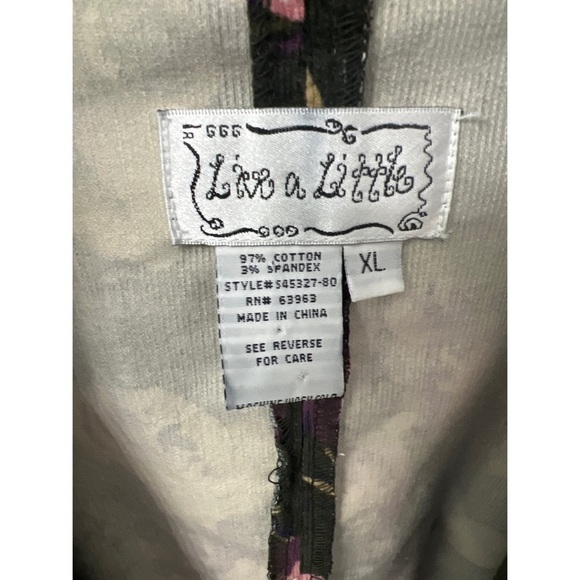 Live A Little Floral Corduroy Blazer - Size XL - Picture 5 of 6